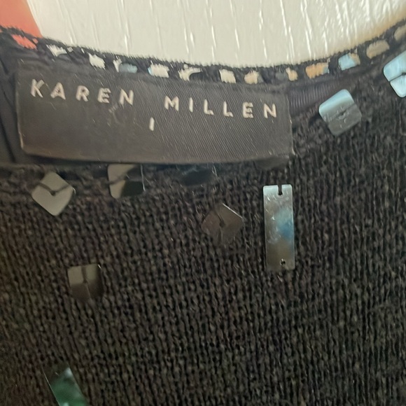 Karen Millen dress size 1 (small) black good condition - Picture 3 of 4